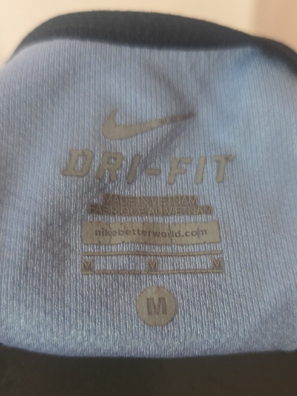 Nike Blue Geometric Racerback Tank - Picture 2 of 3